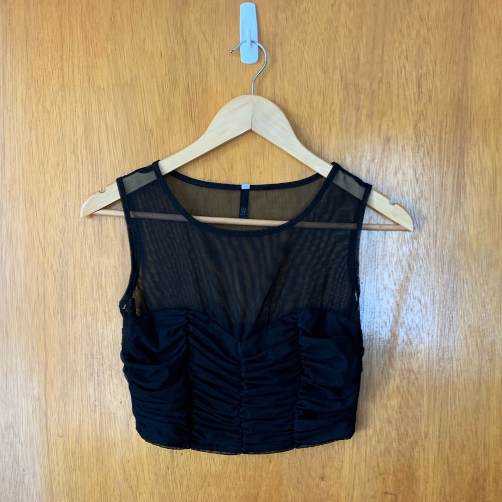 Ruched Crop Top